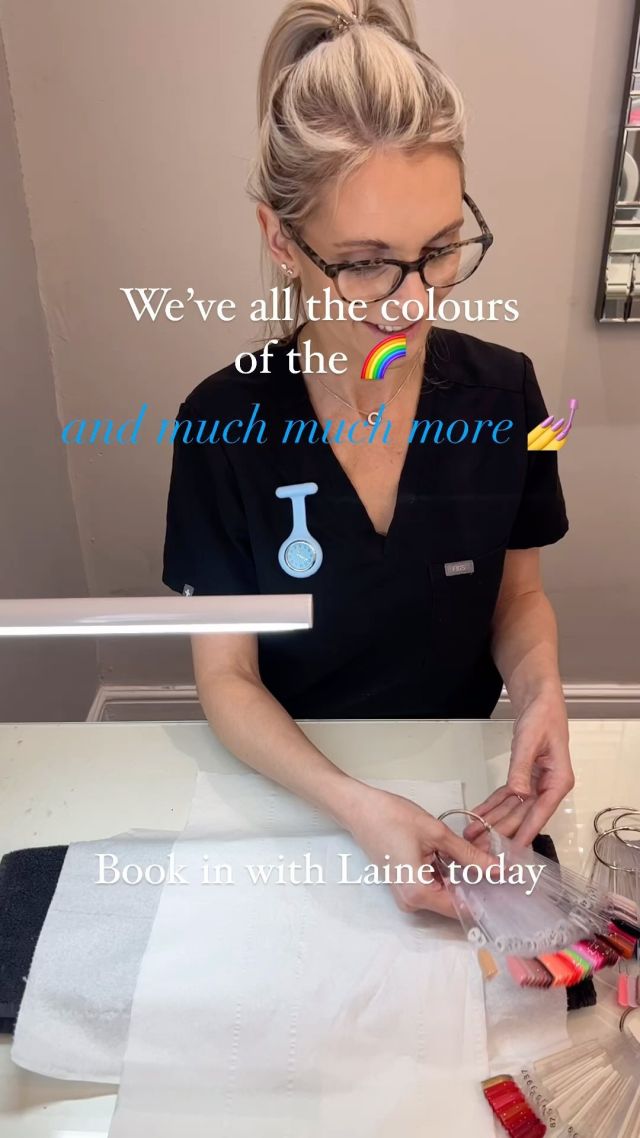 Treat your fingers to beautiful nails - book an appointment with Laine Olivia or Eleanor today.